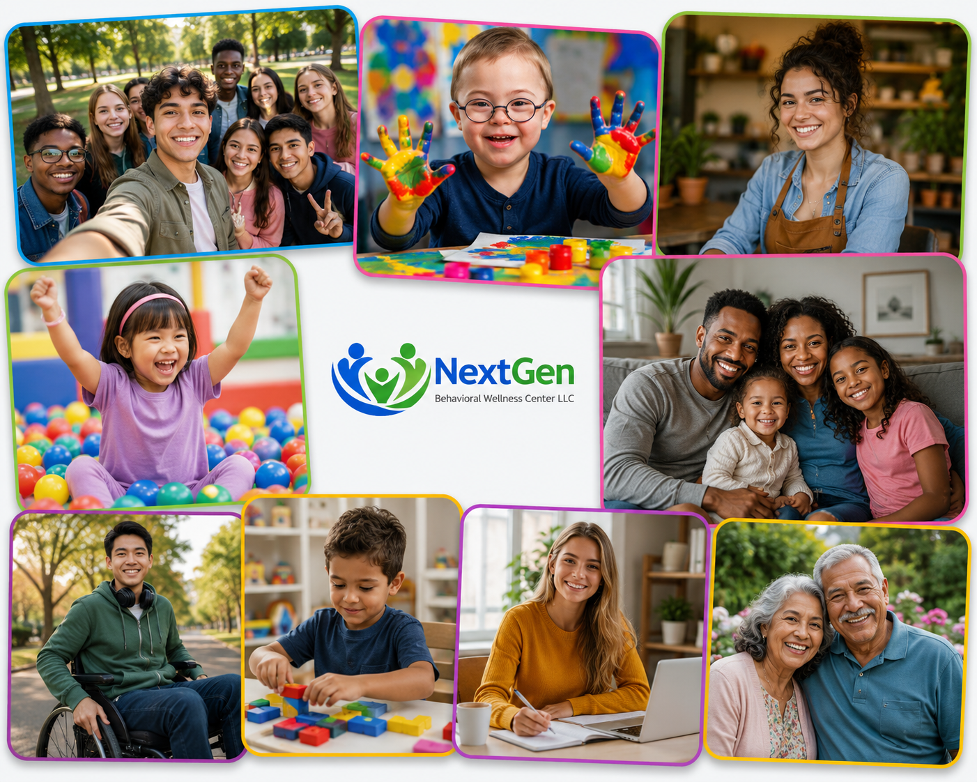 NextGen community members learning, playing, and connecting together